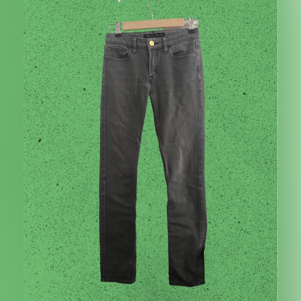 Uniqlo 3D Fit Stretch Skinny Fit Jeans in Grey sz 27